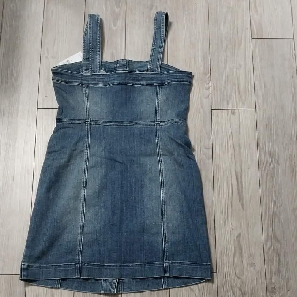 Denim Button-Down Dress - Picture 6 of 6